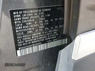 2014 Volkswagen Tiguan SEL с VIN WVGAV3AXXEW556593, выставлен на аукционе Copart как лот 57872585 с пробегом 113 312 миль миль и Чистый • Clean title. История ставок и продаж доступна на DreamBid. Изображение 15.