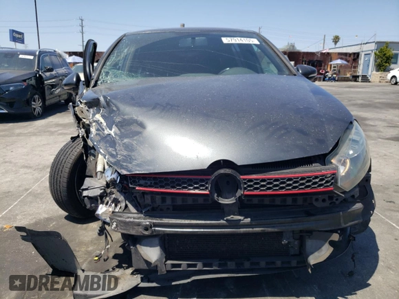 2013 Volkswagen GTI Driver's Edition with VIN WVWHD7AJ1DW116690, listed as a Copart auction lot 57914105 with 106,744 mi miles and Salvage title. Bid and sale history available at DreamBid. Image 5.