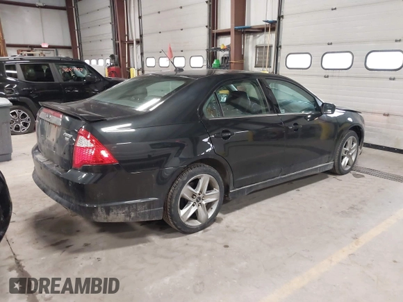 2012 Ford Fusion SPORT with VIN 3FAHP0DC9CR384812, listed as a IAAI auction lot 41506693 with 169,545 mi miles. Bid and sale history available at carsss.com. Image 4.