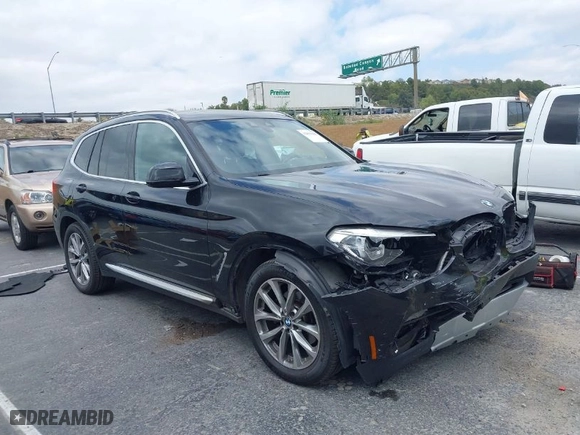 2019 BMW X3 sDrive30i with VIN 5UXTR7C52KLE97252, listed as a IAAI auction lot 42011191 with 72,426 mi miles. Bid and sale history available at carsss.com. Image 1.