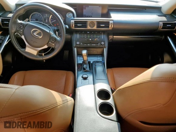 2014 Lexus IS 250 with VIN JTHBF1D27E5031814, listed as a Copart auction lot 58411275 with 134,491 mi miles and Salvage title. Bid and sale history available at DreamBid. Image 8.