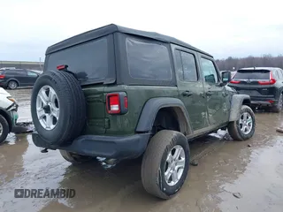2023 Jeep Wrangler Sport with VIN 1C4HJXDG4PW541155, listed as a IAAI auction lot 41651222 with 30,283 mi miles and . Bid and sale history available at DreamBid. Image 4.