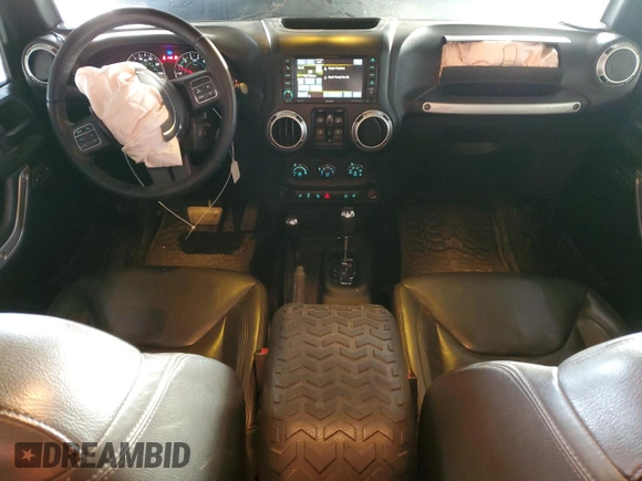 2017 Jeep Wrangler Unlimited Rubicon Recon with VIN 1C4HJWFG5HL508658, listed as a Copart auction lot 87092924 with 108,574 mi miles and Salvage title. Bid and sale history available at DreamBid. Image 8.