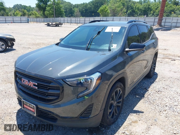 2021 GMC Terrain SLE with VIN 3GKALMEV5ML337302, listed as a IAAI auction lot 39609961 with 72,042 mi miles and . Bid and sale history available at carsss.com. Image 6.