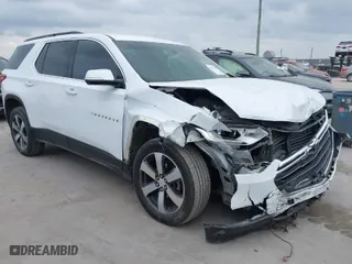 2019 Chevrolet Traverse LT Leather with VIN 1GNERHKW1KJ288160, listed as a IAAI auction lot 41707623 with 111,165 mi miles. Bid and sale history available at carsss.com. Image 1.