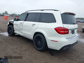2017 Mercedes-Benz GLS 63 AMG with VIN 4JGDF7FE7HA893426, listed as a IAAI auction lot 42313142 with 68,283 mi miles and . Bid and sale history available at DreamBid. Image 3.