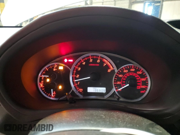 2013 Subaru WRX WRX Limited with VIN JF1GV7F69DG029777, listed as a Copart auction lot 62360765 with 136,809 mi miles and Salvage title. Bid and sale history available at DreamBid. Image 9.