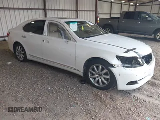 2007 Lexus LS 460 with VIN JTHBL46F875009429, listed as a IAAI auction lot 42692907 with 136,958 mi miles and . Bid and sale history available at DreamBid. Image 1.