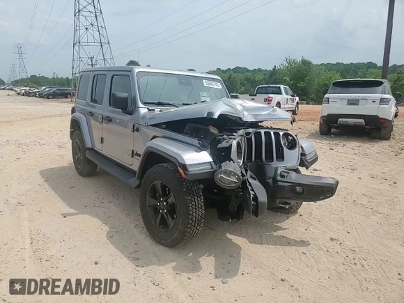 2020 Jeep Wrangler Unlimited Sahara Altitude with VIN 1C4HJXEN7LW134325, listed as a Copart auction lot 53860745 with 64,556 mi miles and Salvage title. Bid and sale history available at DreamBid. Image 13.