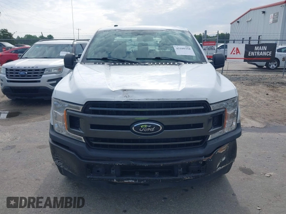 2018 Ford F-150 XL with VIN 1FTEW1CP4JKF37043, listed as a IAAI auction lot 42109358 with 72,990 mi miles. Bid and sale history available at carsss.com. Image 6.