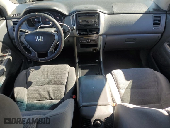 2007 Honda Pilot EX with VIN 2HKYF18487H536755, listed as a Copart auction lot 45843445 with 270,611 mi miles and Salvage Title. Bid and sale history available at DreamBid. Image 8.