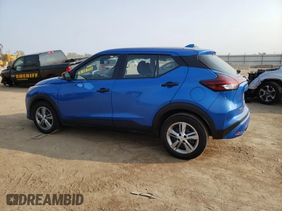 2022 Nissan Kicks S with VIN 3N1CP5BV9NL502811, listed as a Copart auction lot 70958704 with 42,814 mi miles and Salvage Title. Bid and sale history available at carsss.com. Image 2.