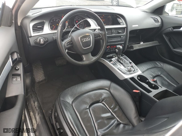 2012 Audi A5 2.0T Premium Plus with VIN WAULFAFR8CA002372, listed as a Copart auction lot 52156385 with 128,647 mi miles and Clean Title. Bid and sale history available at carsss.com. Image 8.