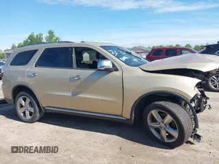 2011 Dodge Durango Citadel with VIN 1D4RE5GG3BC599473, listed as a IAAI auction lot 42216934 with 151,418 mi miles and . Bid and sale history available at DreamBid. Image 13.