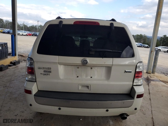 2010 Mercury Mariner Premier with VIN 4M2CN8HG9AKJ06476, listed as a Copart auction lot 43698285 with 268,631 mi miles and Salvage Title. Bid and sale history available at carsss.com. Image 6.