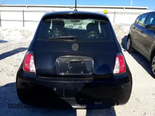 2015 FIAT 500e with VIN 3C3CFFGE0FT527259, listed as a Copart auction lot 42097735 with 44,800 mi miles and Clean Title. Bid and sale history available at carsss.com. Image 6.