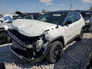 2024 Jeep Compass Limited with VIN 3C4NJDCN7RT101442, listed as a Copart auction lot 46834835 with 7,106 mi miles and Salvage Title. Bid and sale history available at carsss.com. Image 1.