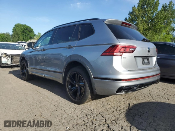 2023 Volkswagen Tiguan SE R-Line Black with VIN 3VV8B7AX8PM138539, listed as a Copart auction lot 56258485 with 11,195 mi miles and Clean Title. Bid and sale history available at DreamBid. Image 2.
