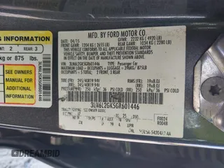 2016 Lincoln MKZ with VIN 3LN6L2GK5GR601446, listed as a IAAI auction lot 40631505 with 118,602 mi miles and . Bid and sale history available at DreamBid. Image 9.
