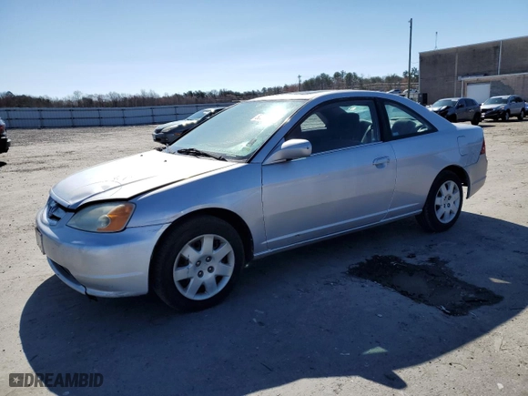 2001 Honda Civic EX with VIN 1HGEM21941L067916, listed as a Copart auction lot 50098325 with 161,694 mi miles and Salvage Title. Bid and sale history available at carsss.com. Image 1.