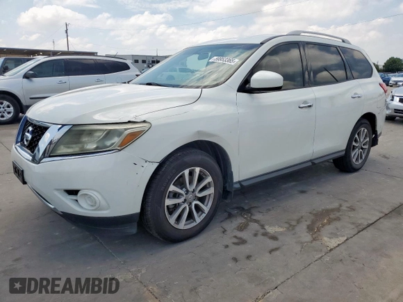 2015 Nissan Pathfinder S with VIN 5N1AR2MN8FC685119, listed as a Copart auction lot 59953365 with 165,551 mi miles and Clean title. Bid and sale history available at DreamBid. Image 1.