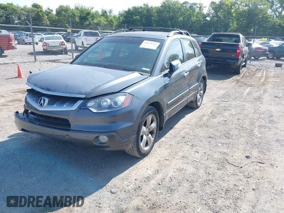 2007 Acura RDX Tech Pkg with VIN 5J8TB18557A019114, listed as a IAAI auction lot 41153354 with 195,080 mi miles. Bid and sale history available at carsss.com. Image 2.