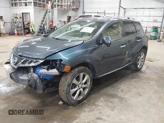 2013 Nissan Murano SV with VIN JN8AZ1MW8DW321094, listed as a IAAI auction lot 42077637 with 94,945 mi miles. Bid and sale history available at carsss.com. Image 2.