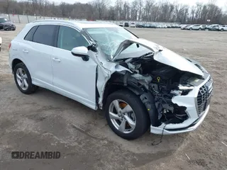 2019 Audi Q3 Premium Plus with VIN WA1BECF31K1082373, listed as a IAAI auction lot 41579364 with 54,831 mi miles and . Bid and sale history available at DreamBid. Image 1.