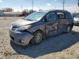 2014 Toyota Sienna Ltd with VIN 5TDDK3DC8ES093131, listed as a Copart auction lot 50407045 with 0 mi miles and Salvage Title. Bid and sale history available at carsss.com. Image 1.