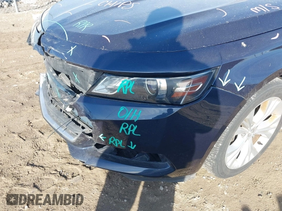 2015 Chevrolet Impala LT with VIN 2G1115SL0F9135234, listed as a IAAI auction lot 41534676 with 118,382 mi miles and . Bid and sale history available at DreamBid. Image 6.