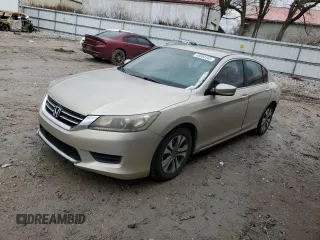 2013 Honda Accord LX z VIN 1HGCR2F36DA220566, wystawiony jako Copart lot #48003165 z przebiegiem 212 144 mil mil oraz Szkoda całkowita • Salvage title. Historia ofert i sprzedaży dostępna na DreamBid. Obrazek 1.