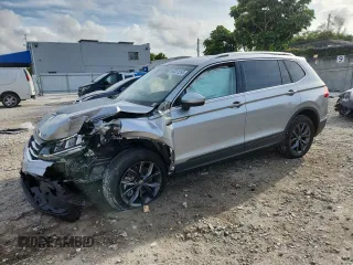 2023 Volkswagen Tiguan SE z VIN 3VV3B7AX7PM055422, wystawiony jako Copart lot #60331265 z przebiegiem 32 674 mil mil oraz Nie do naprawy • Non repairable. Historia ofert i sprzedaży dostępna na DreamBid. Obrazek 1.
