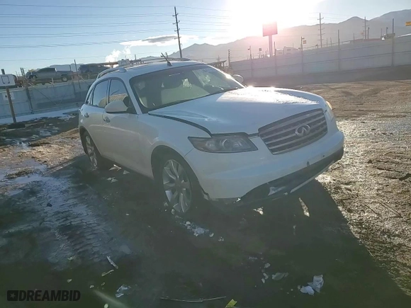 2006 Infiniti FX35 with VIN JNRAS08W16X203762, listed as a Copart auction lot 88431985 with 136,383 mi miles and Salvage Title. Bid and sale history available at carsss.com. Image 12.