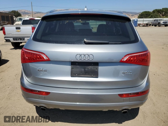 2011 Audi Q5 Premium with VIN WA1CFAFP4BA094395, listed as a Copart auction lot 60753055 with 100,400 mi miles and Clean title. Bid and sale history available at DreamBid. Image 6.