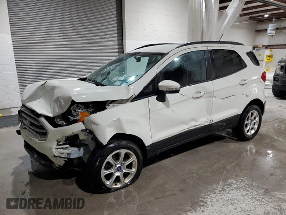 2020 Ford EcoSport SE with VIN MAJ6S3GL1LC365611, listed as a Copart auction lot 51432335 with 100,258 mi miles and Salvage Title. Bid and sale history available at carsss.com. Image 1.