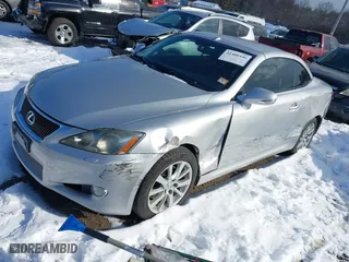 2010 Lexus IS 250C with VIN JTHFF2C29A2502320, listed as a IAAI auction lot 41406446 with 102,185 mi miles. Bid and sale history available at carsss.com. Image 17.