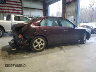 2006 Hyundai Sonata GLS with VIN 5NPEU46F16H027314, listed as a Copart auction lot 52328205 with 144,038 mi miles and Salvage Title. Bid and sale history available at DreamBid. Image 3.