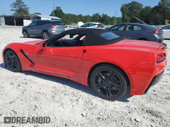 2016 Chevrolet Corvette 1LT with VIN 1G1YB3D70G5116617, listed as a Copart auction lot 68069174 with 70,817 mi miles and Salvage Title. Bid and sale history available at carsss.com. Image 2.
