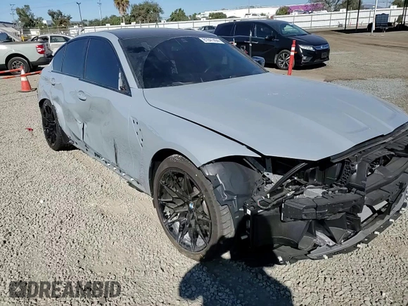 2024 BMW M3 Competition with VIN WBS33AY0XRFT58675, listed as a Copart auction lot 81841404 with 2,144 mi miles and Salvage title. Bid and sale history available at DreamBid. Image 11.