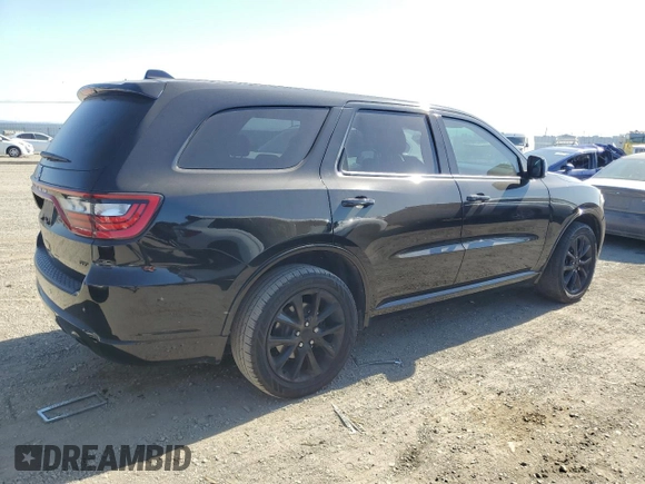 2017 Dodge Durango GT with VIN 1C4RDJDG9HC879159, listed as a Copart auction lot 59178565 with 147,672 mi miles and Clean title. Bid and sale history available at DreamBid. Image 3.