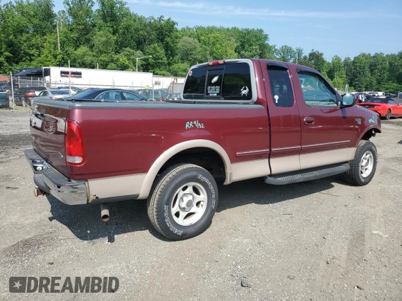 1998 Ford F-150 with VIN 1FTZX18W8WNB76999, listed as a Copart auction lot 59845595 with 135,063 mi miles and Salvage title. Bid and sale history available at DreamBid. Image 3.