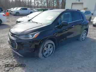 2018 Chevrolet Trax LT with VIN 3GNCJPSB1JL231115, listed as a IAAI auction lot 41686302 with 44,763 mi miles. Bid and sale history available at carsss.com. Image 2.