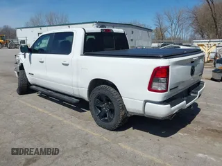 2020 Ram 1500 Big Horn with VIN 1C6SRFFT1LN103090, listed as a IAAI auction lot 41919577 with 70,429 mi miles and . Bid and sale history available at DreamBid. Image 3.