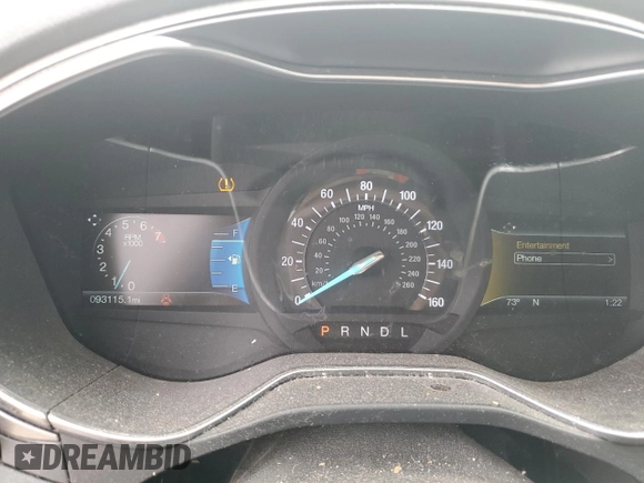 2017 Ford Fusion SE with VIN 3FA6P0H70HR412296, listed as a Copart auction lot 59883335 with 93,115 mi miles and Clean title. Bid and sale history available at DreamBid. Image 9.