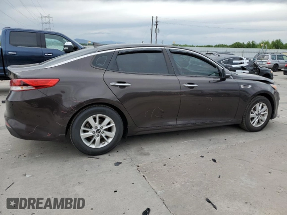 2018 Kia Optima LX with VIN KNAGT4L32J5238470, listed as a Copart auction lot 59335025 with 134,232 mi miles and Salvage title. Bid and sale history available at DreamBid. Image 3.