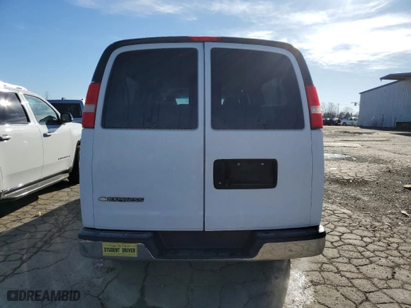2019 Chevrolet Express Passenger LT with VIN 1GAZGPFG4K1184056, listed as a Copart auction lot 49268935 with 293,607 mi miles and Clean Title. Bid and sale history available at carsss.com. Image 6.