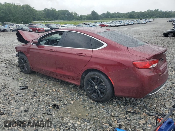 2015 Chrysler 200 Limited with VIN 1C3CCCAB8FN743396, listed as a Copart auction lot 58842815 with 59,714 mi miles and Salvage title. Bid and sale history available at DreamBid. Image 2.