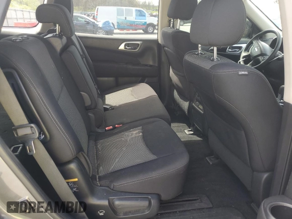 2017 Nissan Pathfinder SL with VIN 5N1DR2MM5HC614967, listed as a Copart auction lot 53985725 with 0 mi miles and Clean Title. Bid and sale history available at carsss.com. Image 11.