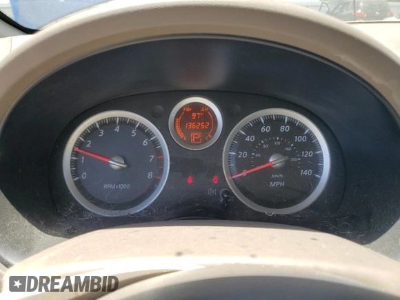2010 Nissan Sentra S with VIN 3N1AB6AP3AL626615, listed as a Copart auction lot 63613505 with 136,252 mi miles and Salvage title. Bid and sale history available at DreamBid. Image 9.