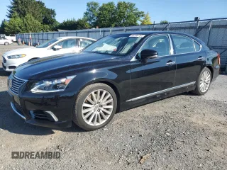 2013 Lexus LS 460 L with VIN JTHDL5EF9D5005711, listed as a Copart auction lot 66788754 with 130,114 mi miles and Salvage title. Bid and sale history available at DreamBid. Image 1.